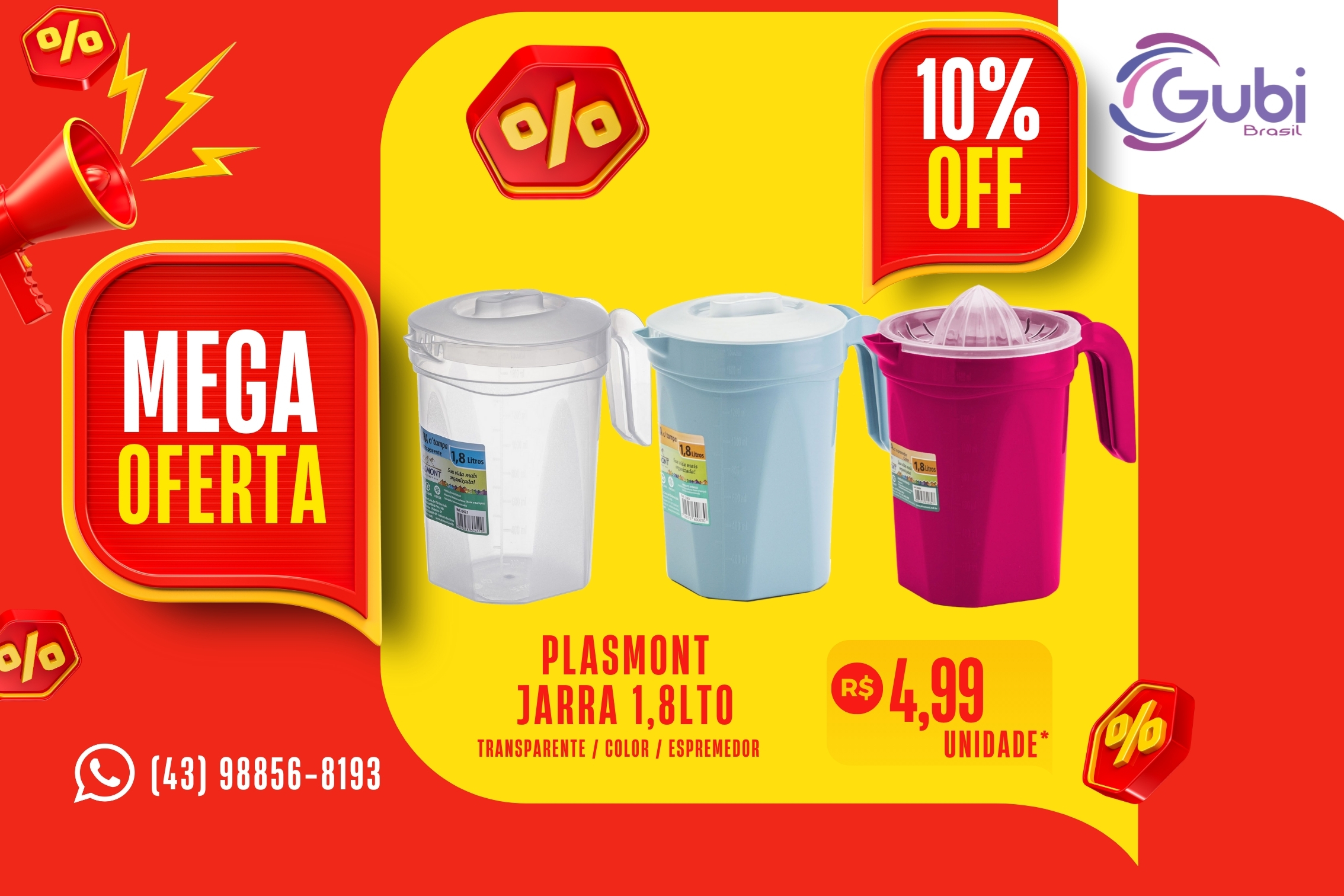 Oferta jarra plasmont