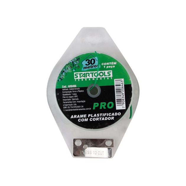 Arame Plastificado c/ Cortador 30 Metros