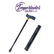 Bengala de Metal 94cm 10 Furos de Ajuste