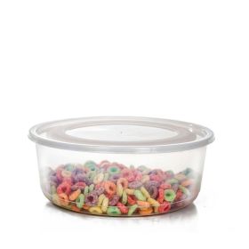 Caixa 2,8 Ltos Redonda Transp Tampa Hermetica Ref:2199