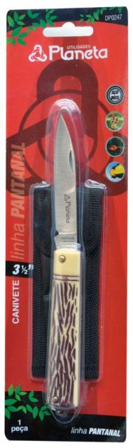 Canivete Inox 18cm/3,5'' Ponta Fina R:dp0247