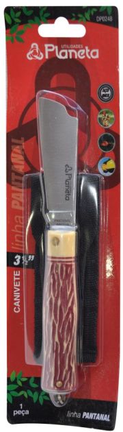 Canivete Inox 18cm/3,5'' Ponta Larga Dp0248