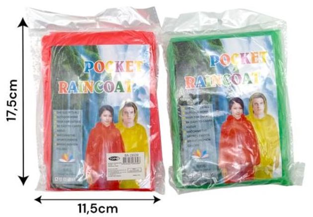 Capa de Chuva Tamanho Unico