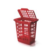 Cesto Telado Retangular 30 Ltos c/tampa Ref:2175