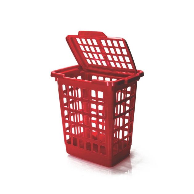 Cesto Telado Retangular 30 Ltos c/tampa Ref:2175