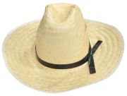 Chapeu Palha Texano Tropeiro Simples Aba 10 R:732