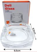 Cinzeiro de Vidro 10x10cm