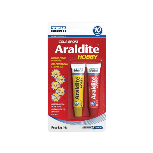 Cola Araldite Hobby 16gcartela Tekbond