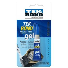 Cola Inst. Gel 3g Cartela Tekbond