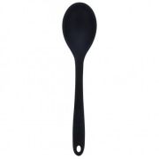 Colher de Silicone Preta 27x6cm Dp0649