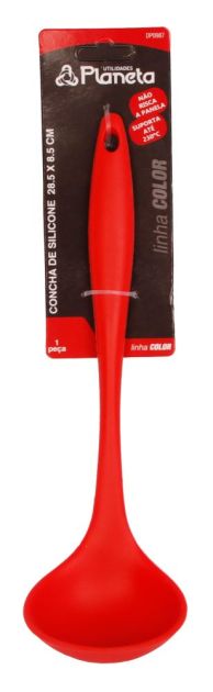 Concha Silicone 29 cm Vermelho