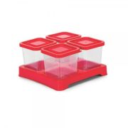 Conjunto Condimento 4 Pecas Transp Quadrado R:2488