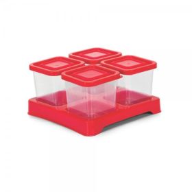 Conjunto Condimento 4 Pecas Transp Quadrado R:2488