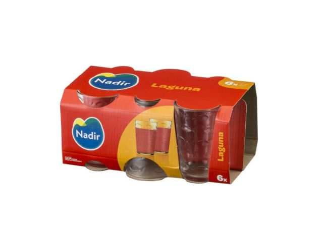 Copo p/agua Nadir Laguna 265ml Luva 6/1 R:011388