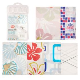 Cortina para Banheiro 1,77x1,80 Cm