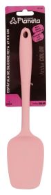 Espatula Silicone Reta 27 cm Rosa
