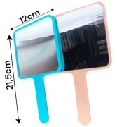 Espelho de Mao Ret. 22x12cm