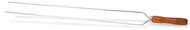 Espeto Duplo 65cm Zincado R:1-002