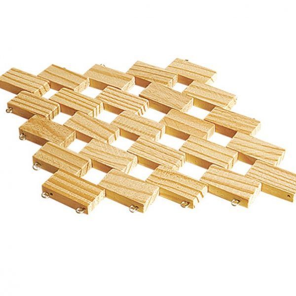 Esteira de Madeira 3 Peças