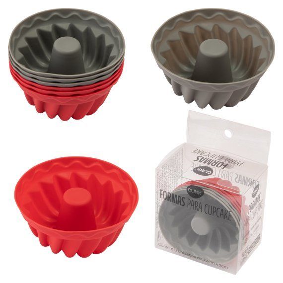 Forma Cupcake Kit c/6 7x7 Cm
