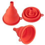 Funil Dobravel Silicone  9x4 Cm