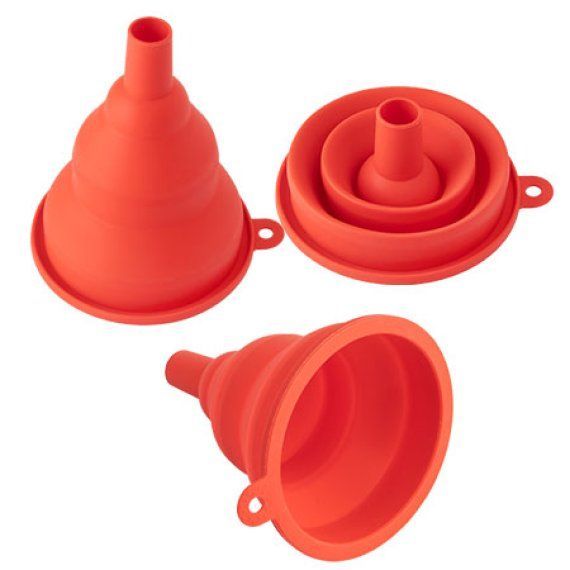 Funil Dobravel Silicone  9x4 Cm