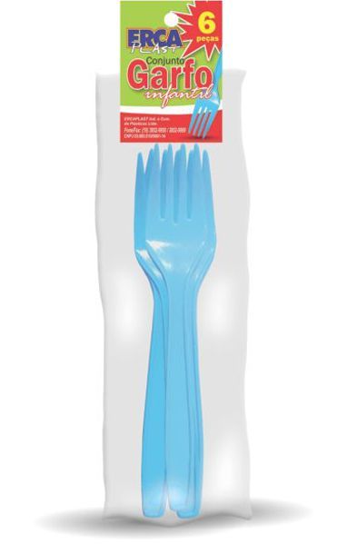 Garfo Infantil com 06 Pcs R:1373