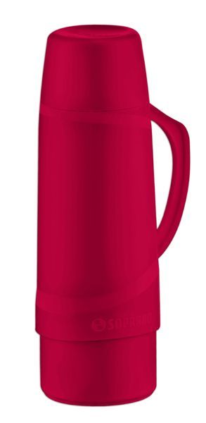 Garrafa Termica Cristal 1 Litro Vermelha Soprano