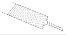 Grelha p/peixe Light  20x68 cm Ref:1-202