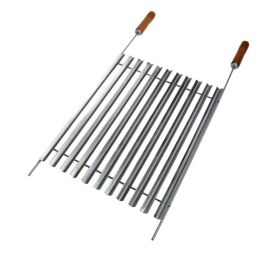 Grelha Parrilla Cromada Reta 40x83 Ref:1-108