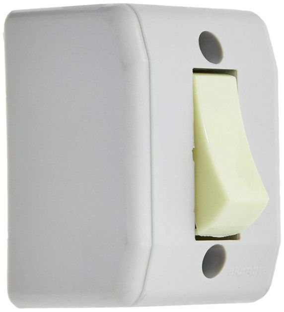 Interruptor Simples de Sobrepor  Encartelado - Vidal