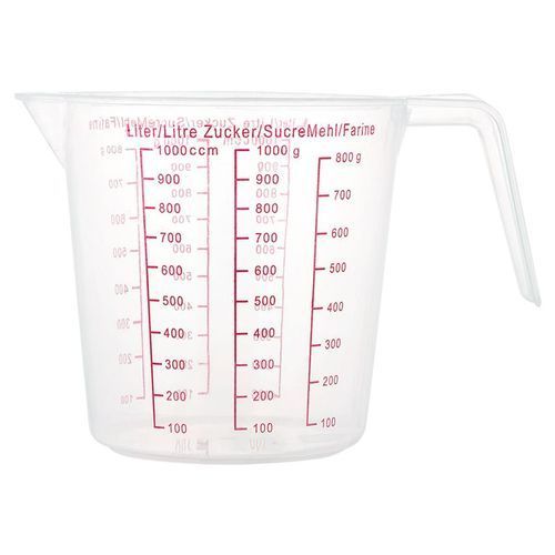 Jarra Plastica Medidora 1l