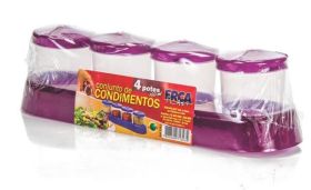Jogo Porta Condimentos 4 Pçs R:1343