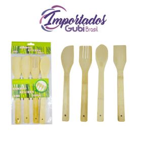 Kit Bambu 4peças 28cm