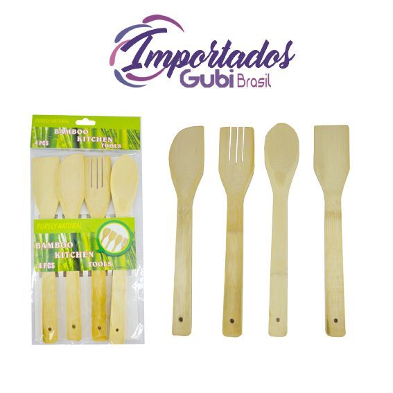 Kit Bambu 4peças 28cm