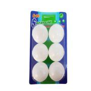 Kit Bolas p/tenis de Mesa c/6 Cartela Ba-13461