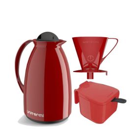 Kit Cafe Pratico Vermelho