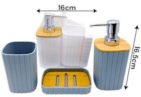 Kit de Banheiro Plastico 3pcs