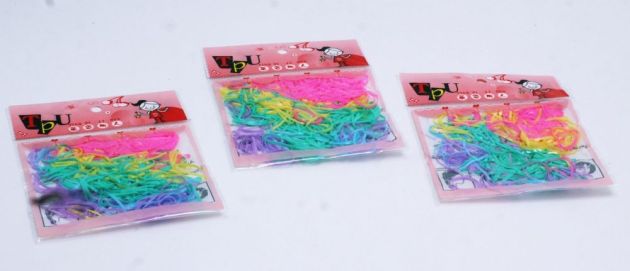 Kit Elastico Silicone  Cabelo 240pç  Ba-80000