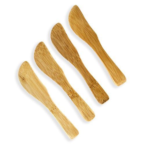 Kit Espatulas c/4 Bambu 9,5 Cm