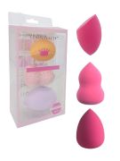 Kit Esponjas para Maquiagem 3pçs Ba-32865