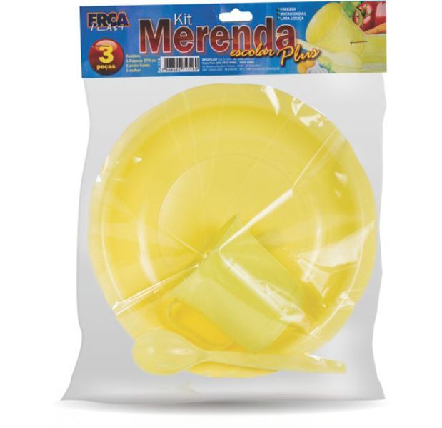 Kit Merenda Escolar 3 Pecas Plus R:1316