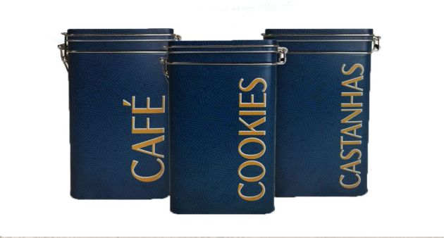 Lata de Metal Hermetica 20x10 Cm