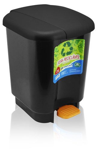 Lixeira 21 Lts c/pedal Arqplast R:25436