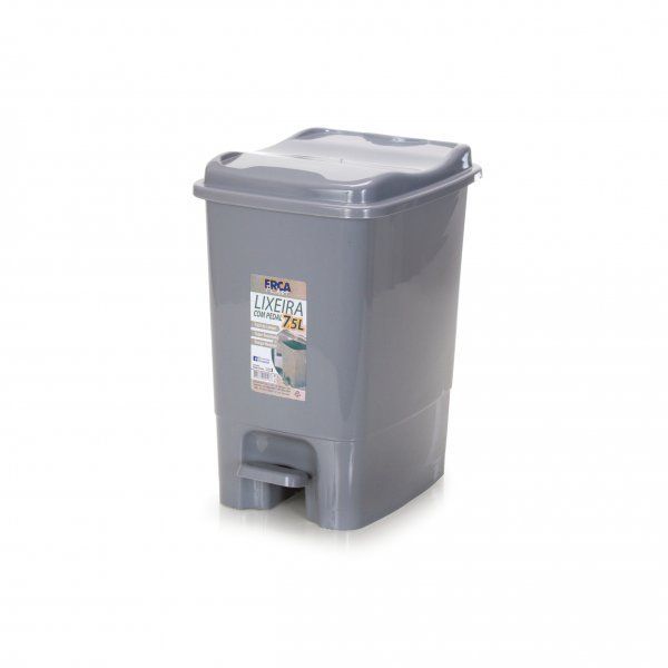 Lixeira Pedal 7,5 Ltos Erca Ref:2196