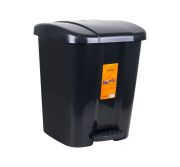 Lixeira Quadrada 14 Lts Preta Ref: 7417