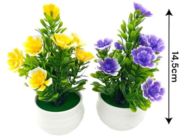 Mini Vaso Flores 14cm