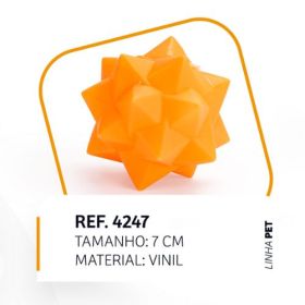 Mordedor Bolinha Cristal 7cm - Mdl