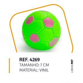 Mordedor Bolinha Futebol 7cm -mdl