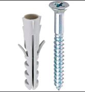 Parafuso c/ Bucha Nº 06 3,5x30 c/6pcs Encartelado - Vidal